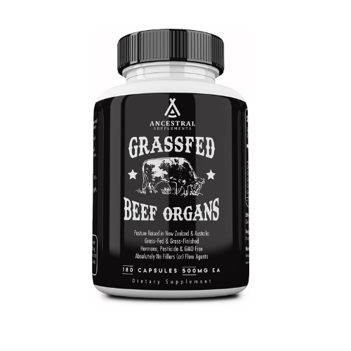 Ancestral Supplements Grass Fed Beef Organ Supplement